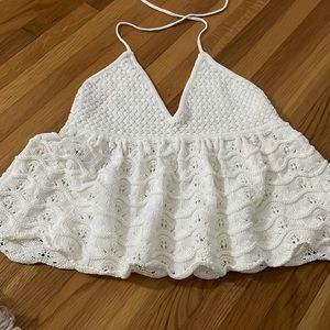 Crochet halter top